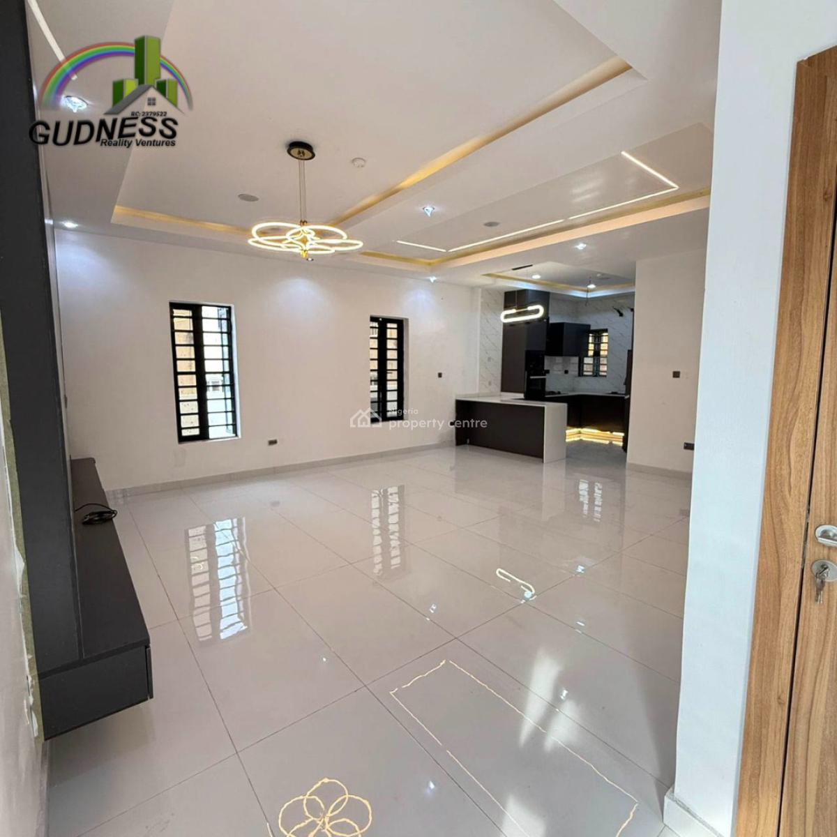 4 Bedroom Detached Duplex with a Pool in a Secured & Serviced Estate, Sangotedo, Ajah, Lagos, Detached Duplex for Sale