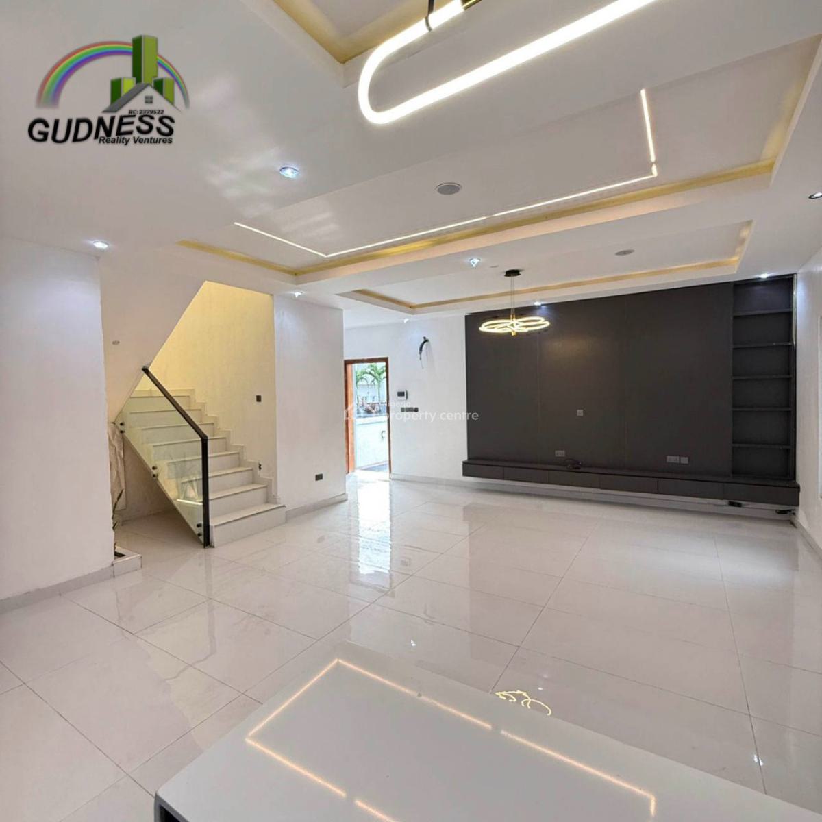 4 Bedroom Detached Duplex with a Pool in a Secured & Serviced Estate, Sangotedo, Ajah, Lagos, Detached Duplex for Sale