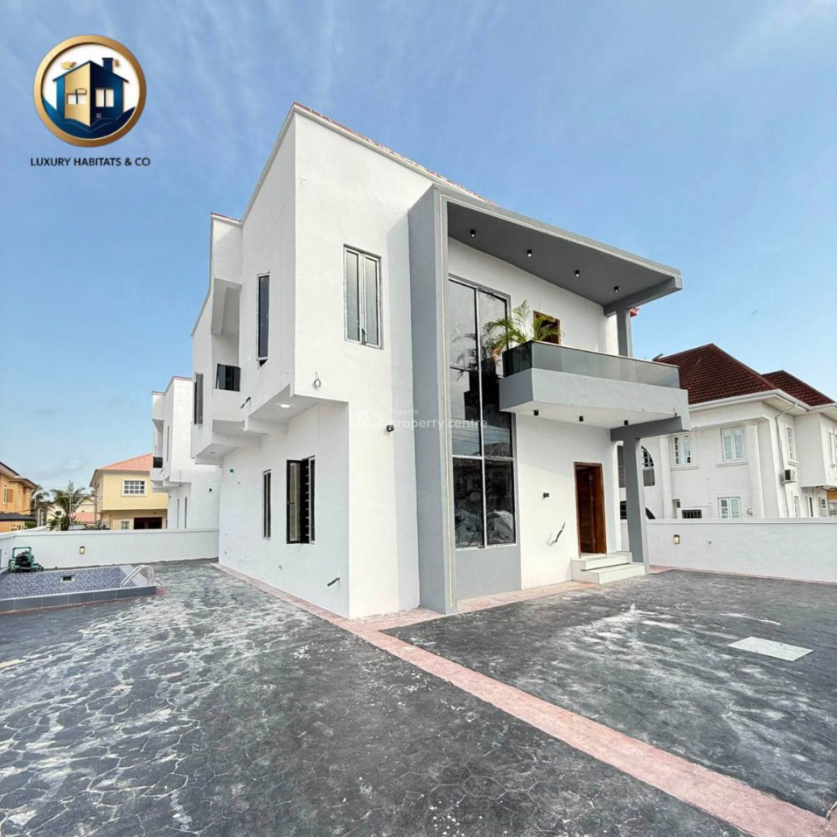 4 Bedroom Detached Duplex with a Pool in a Secured & Serviced Estate, Sangotedo, Ajah, Lagos, Detached Duplex for Sale