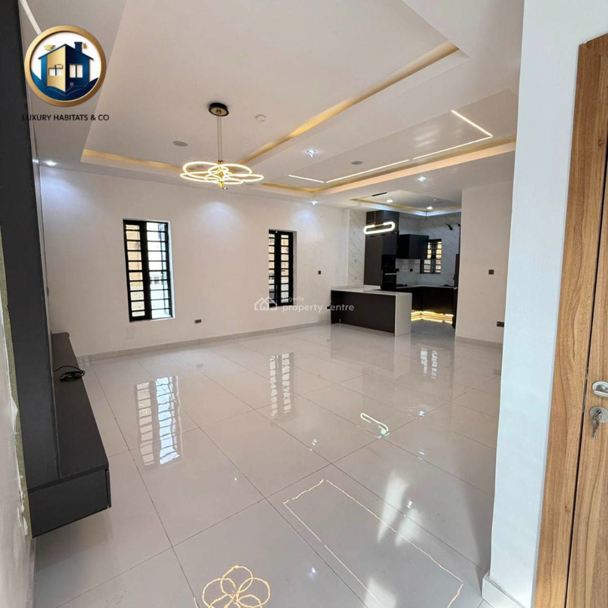 4 Bedroom Detached Duplex with a Pool in a Secured & Serviced Estate, Sangotedo, Ajah, Lagos, Detached Duplex for Sale