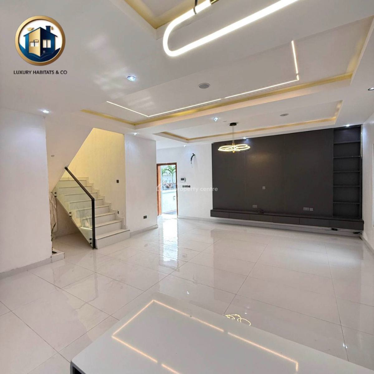 4 Bedroom Detached Duplex with a Pool in a Secured & Serviced Estate, Sangotedo, Ajah, Lagos, Detached Duplex for Sale