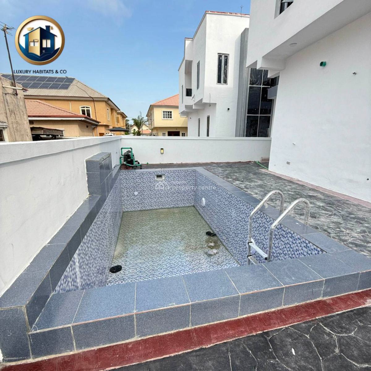 4 Bedroom Detached Duplex with a Pool in a Secured & Serviced Estate, Sangotedo, Ajah, Lagos, Detached Duplex for Sale
