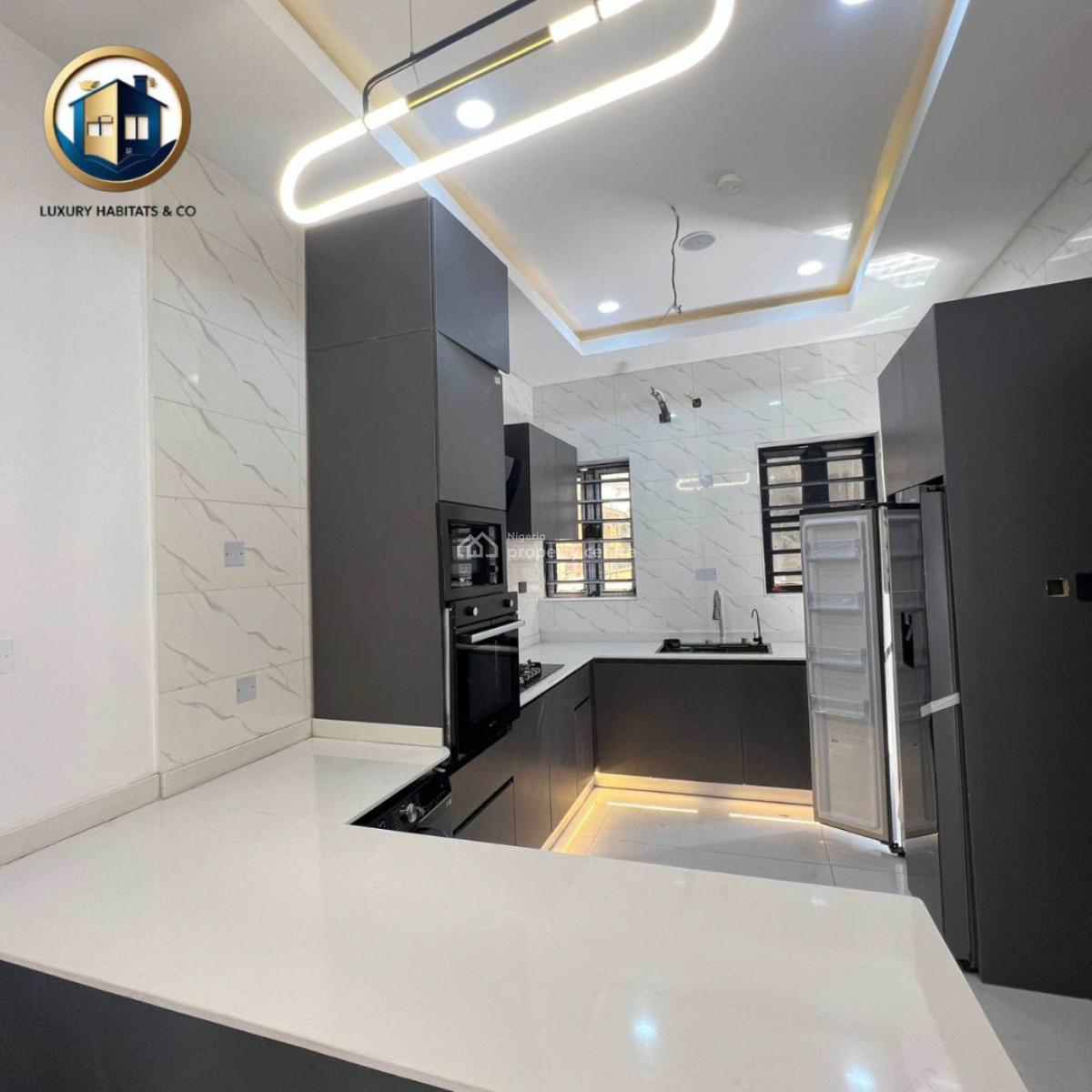 4 Bedroom Detached Duplex with a Pool in a Secured & Serviced Estate, Sangotedo, Ajah, Lagos, Detached Duplex for Sale