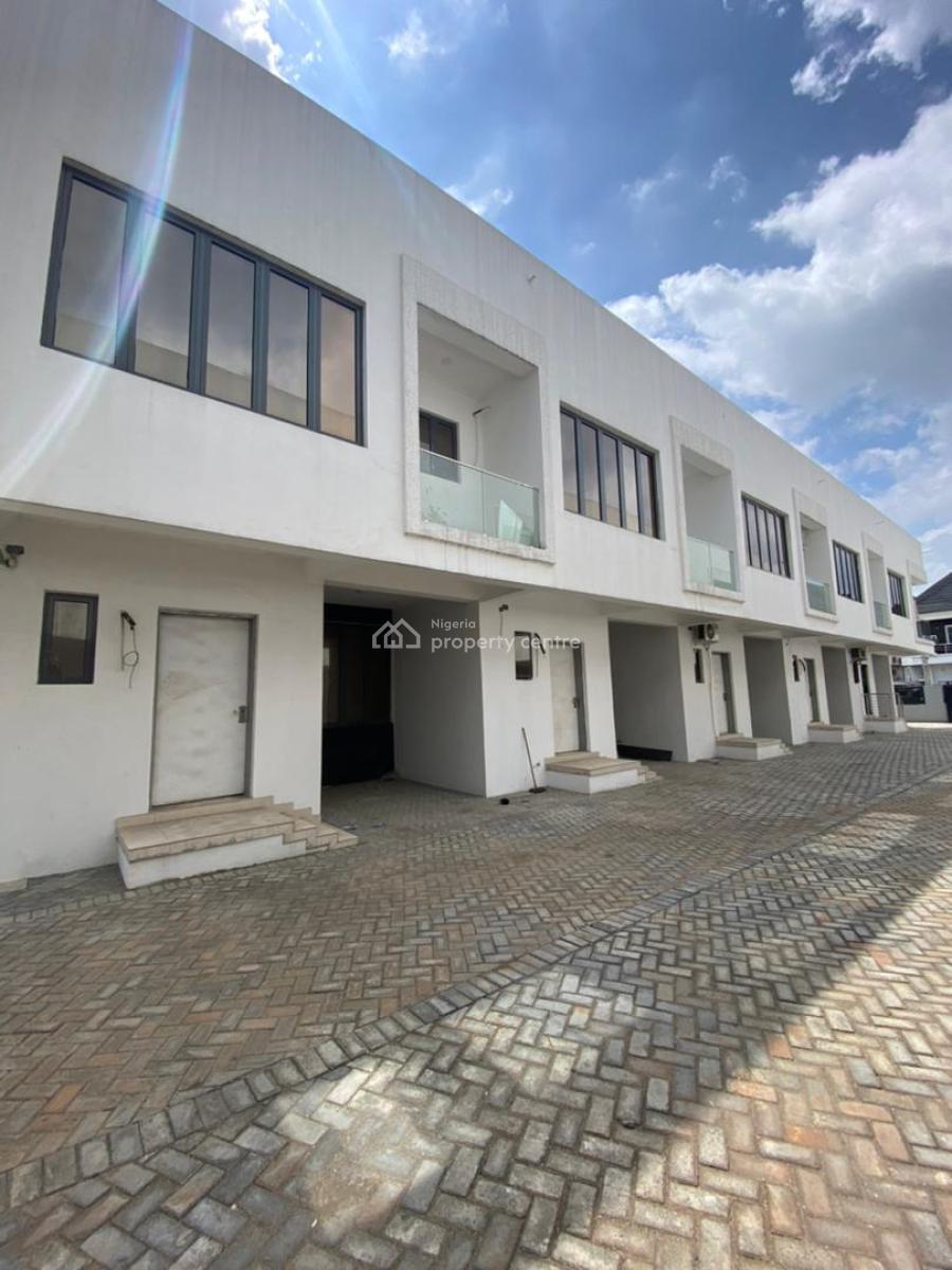 Beautiful 4 Bedroom Terrace Duplex with a Bq, Chevron, Lekki, Lagos, House for Sale