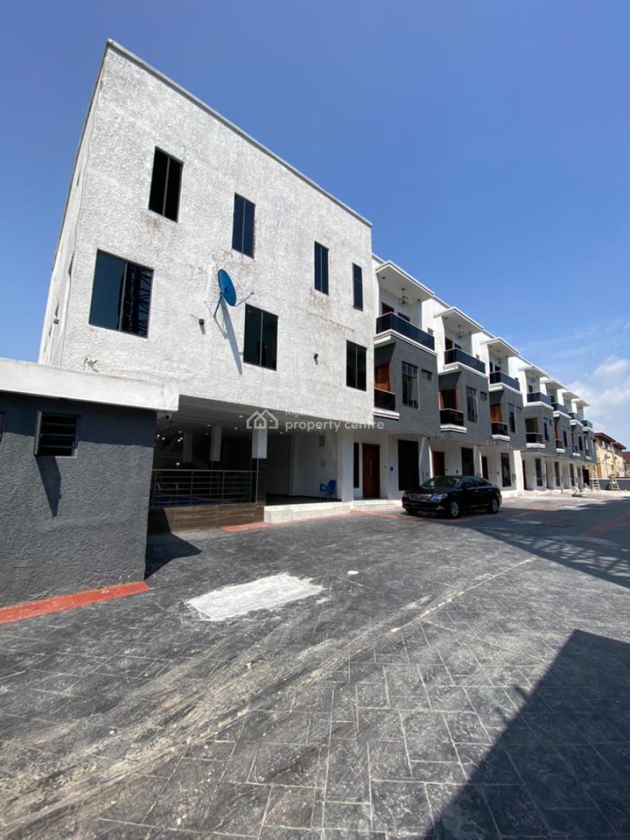Stunning 4 Bedroom Terrace Duplex with a Gym and Pool, Chevron, Lekki, Lagos, Terraced Duplex for Sale