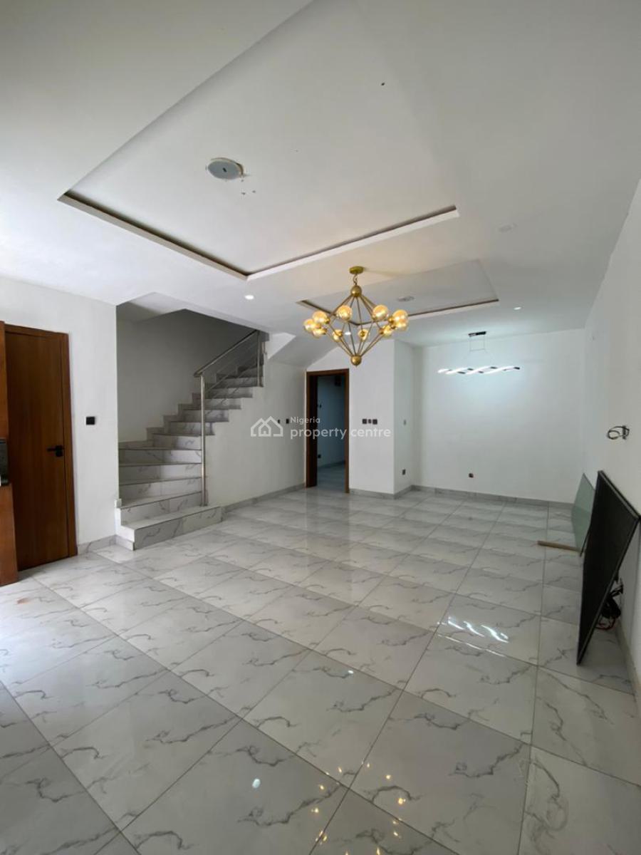 Stunning 4 Bedroom Terrace Duplex with a Gym and Pool, Chevron, Lekki, Lagos, Terraced Duplex for Sale