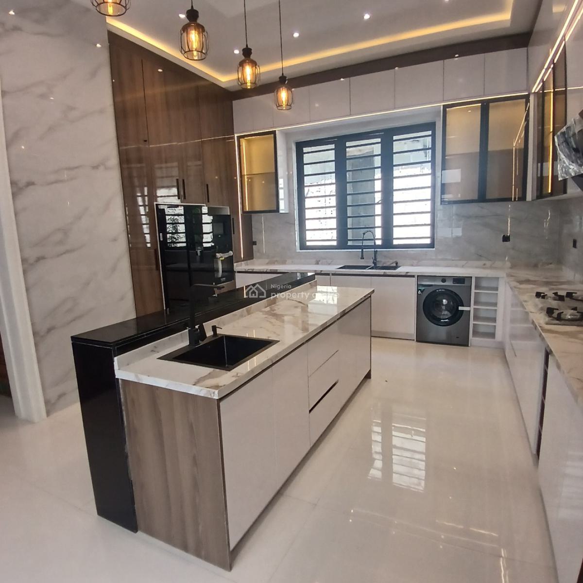 Majestic 5 Bedroom Detached Duplex with Pool and Bq, Ikota, Lekki, Lagos, Detached Duplex for Sale