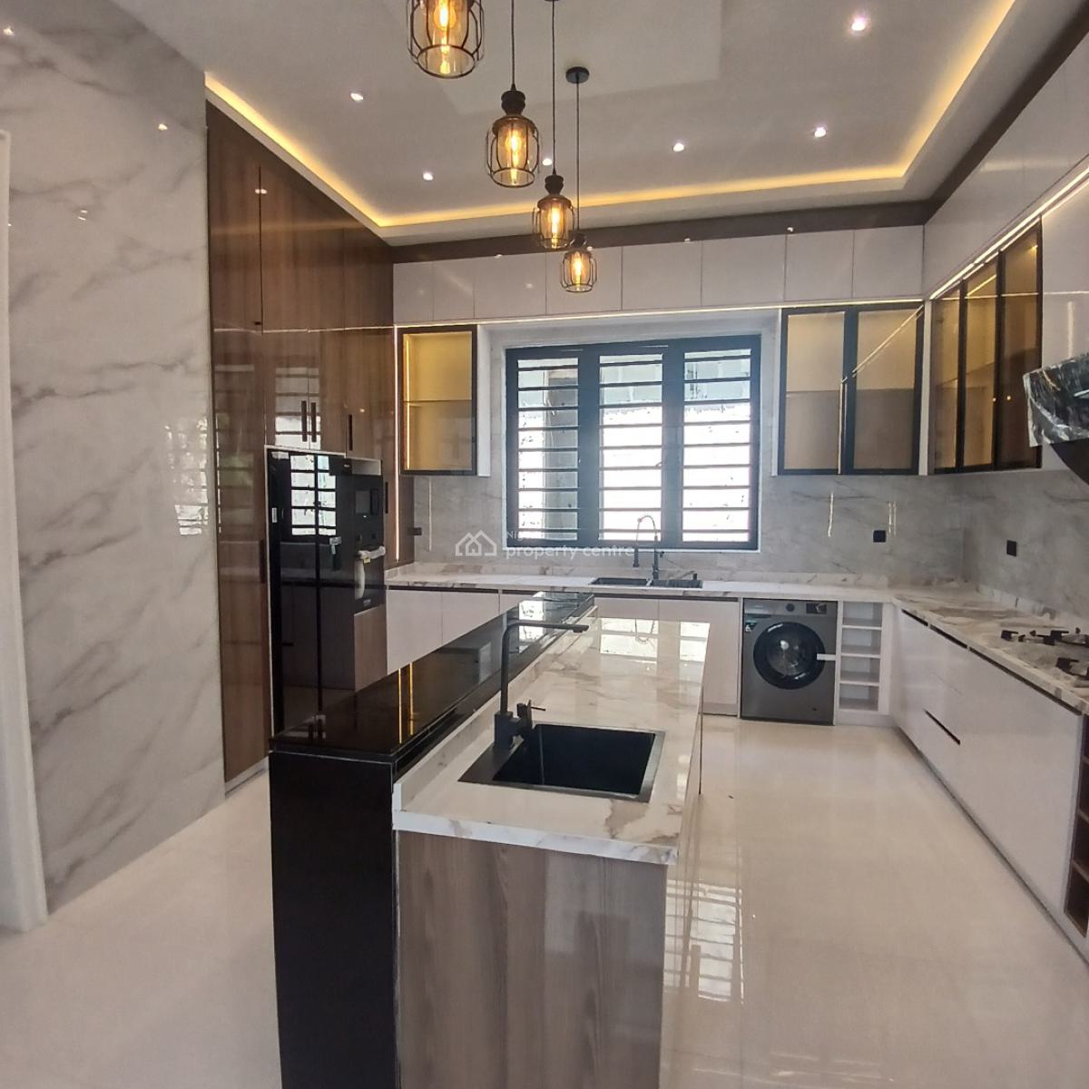 Majestic 5 Bedroom Detached Duplex with Pool and Bq, Ikota, Lekki, Lagos, Detached Duplex for Sale