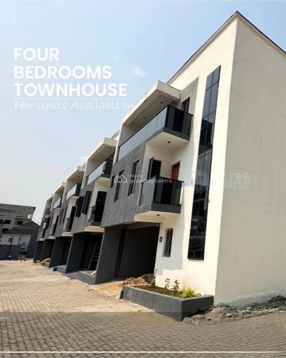 4 Bedroom Contemporary Town House, Off Freedom Way. Congress Park Estate., Lekki Phase 1, Lekki, Lagos, House for Sale