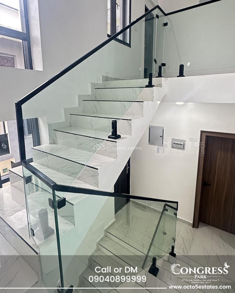 4 Bedroom Contemporary Town House, Off Freedom Way. Congress Park Estate., Lekki Phase 1, Lekki, Lagos, House for Sale
