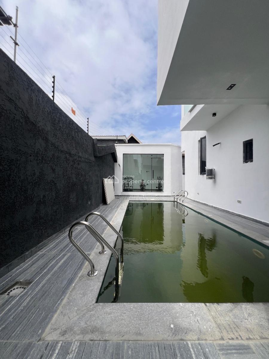 Exquisitely Detailed 5 Bedroom Detached Smart Home, Exclusively Built Home with Gym and Open Terrace in an Estate, Lekki Phase 1, Lekki, Lagos, Detached Duplex for Sale