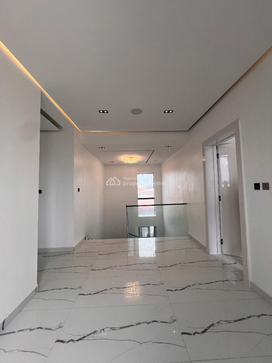 Exquisitely Detailed 5 Bedroom Detached Smart Home, Exclusively Built Home with Gym and Open Terrace in an Estate, Lekki Phase 1, Lekki, Lagos, Detached Duplex for Sale