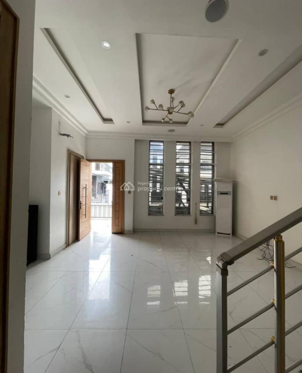 Spacious Self Service 4 Bedroom Semi Detached Duplex with Bq, Chevron, Lekki, Lagos, Semi-detached Duplex for Rent