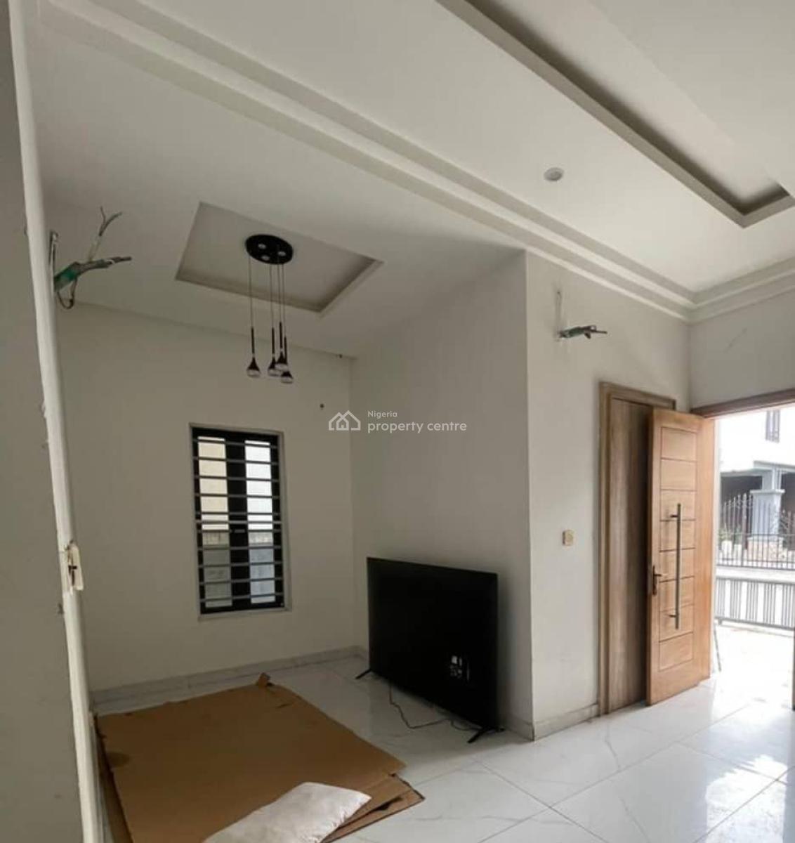 Spacious Self Service 4 Bedroom Semi Detached Duplex with Bq, Chevron, Lekki, Lagos, Semi-detached Duplex for Rent