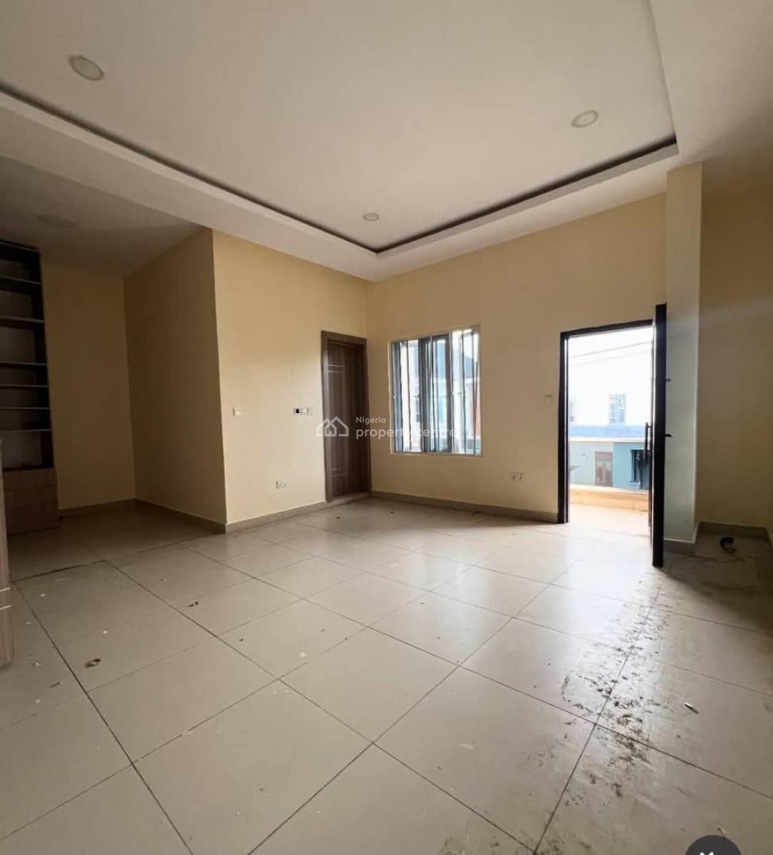 Spacious Self Service 4 Bedroom Semi Detached Duplex with Bq, Chevron, Lekki, Lagos, Semi-detached Duplex for Rent