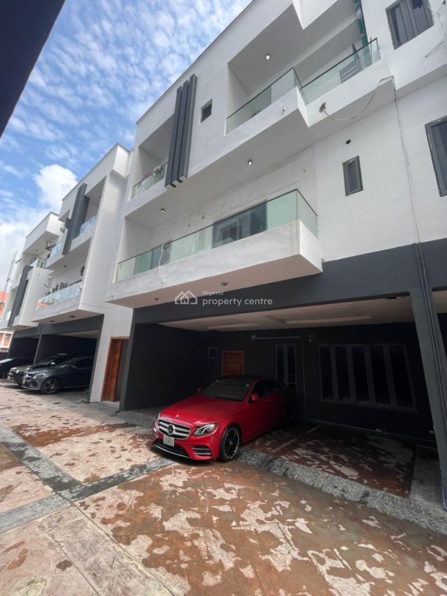 Serviced 3 Bedroom Terrace Duplex in a Secured Estate, Ikate, Lekki, Lagos, Terraced Duplex for Rent
