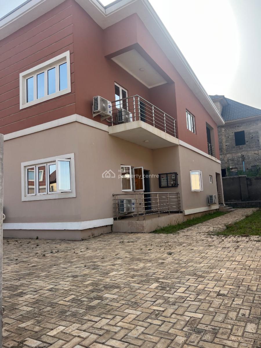 Brand New Fully Detached 4 Bedroom Duplex, & Bq,service with Ac& Gen, By Polaris, Life Camp, Abuja, Detached Duplex for Rent