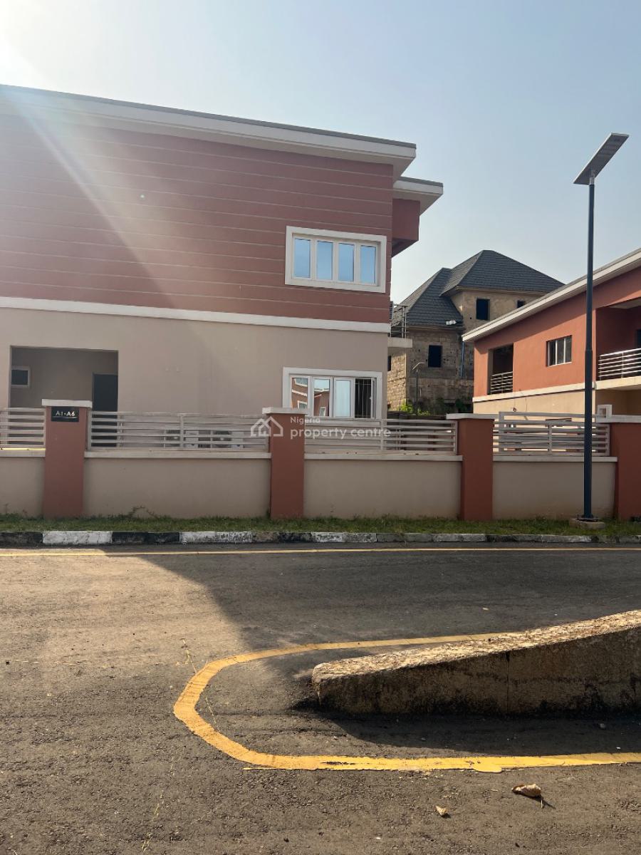 Brand New Fully Detached 4 Bedroom Duplex, & Bq,service with Ac& Gen, By Polaris, Life Camp, Abuja, Detached Duplex for Rent