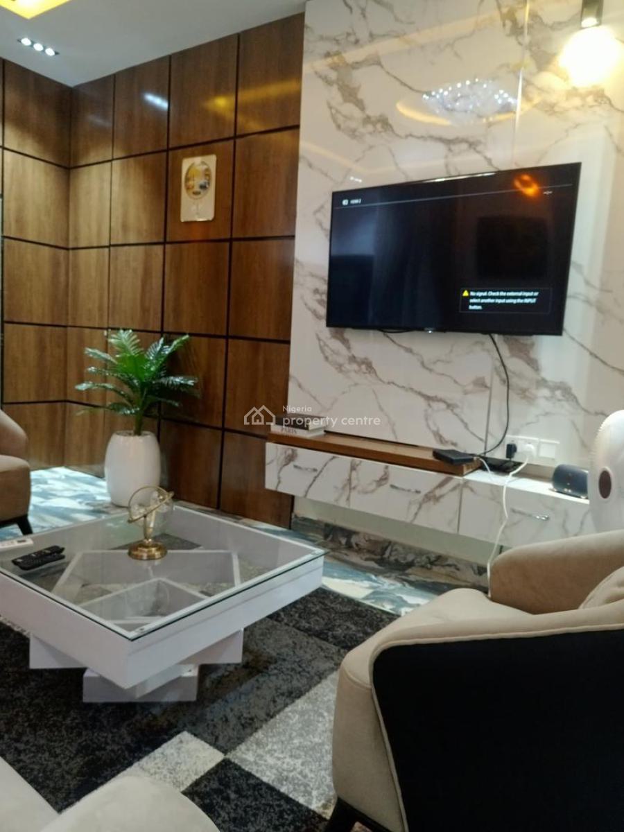 Very Standard Fully Furnished Mini Flat  Comes with a Balcony & a Spac, Canal West Estate, Osapa, Lekki, Lagos, Mini Flat (room and Parlour) for Rent