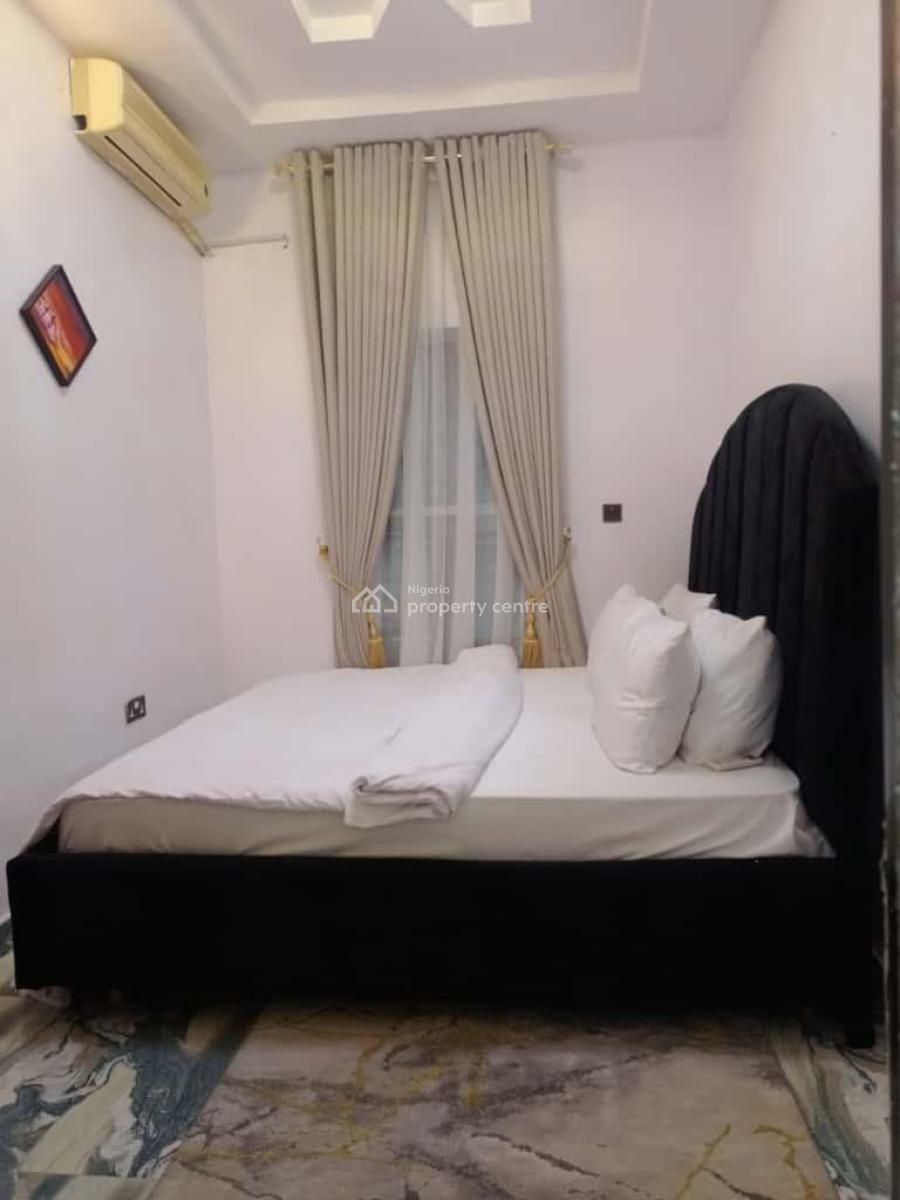 Very Standard Fully Furnished Mini Flat  Comes with a Balcony & a Spac, Canal West Estate, Osapa, Lekki, Lagos, Mini Flat (room and Parlour) for Rent