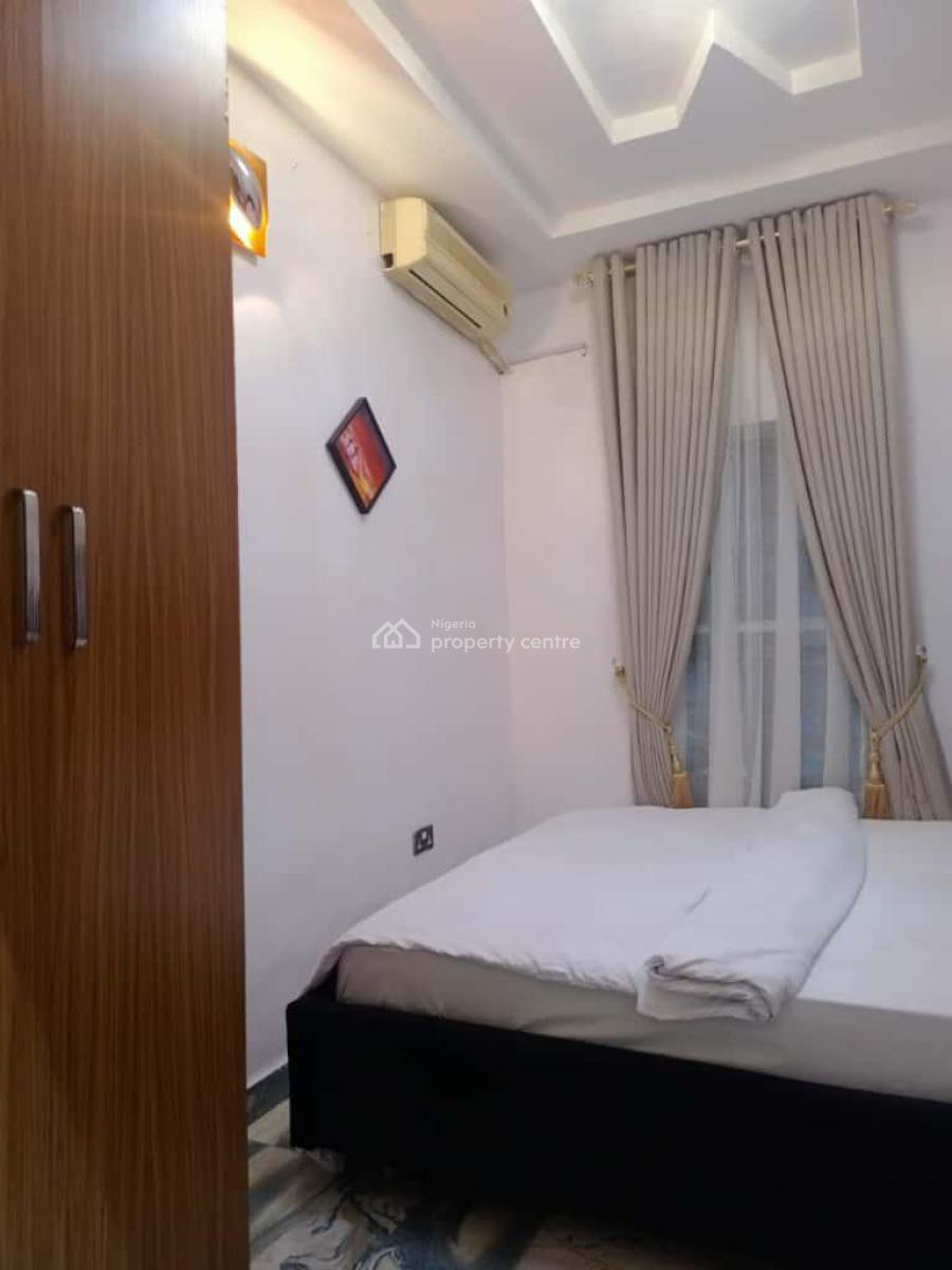 Very Standard Fully Furnished Mini Flat  Comes with a Balcony & a Spac, Canal West Estate, Osapa, Lekki, Lagos, Mini Flat (room and Parlour) for Rent