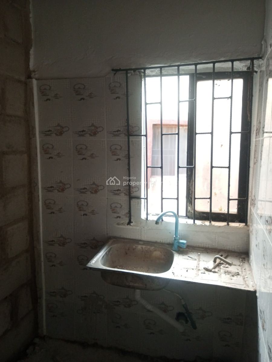 Newly Renovated Self Contain Upstairs Directly Facing The Road, Badore, Ajah, Lagos, Self Contain (single Rooms) for Rent