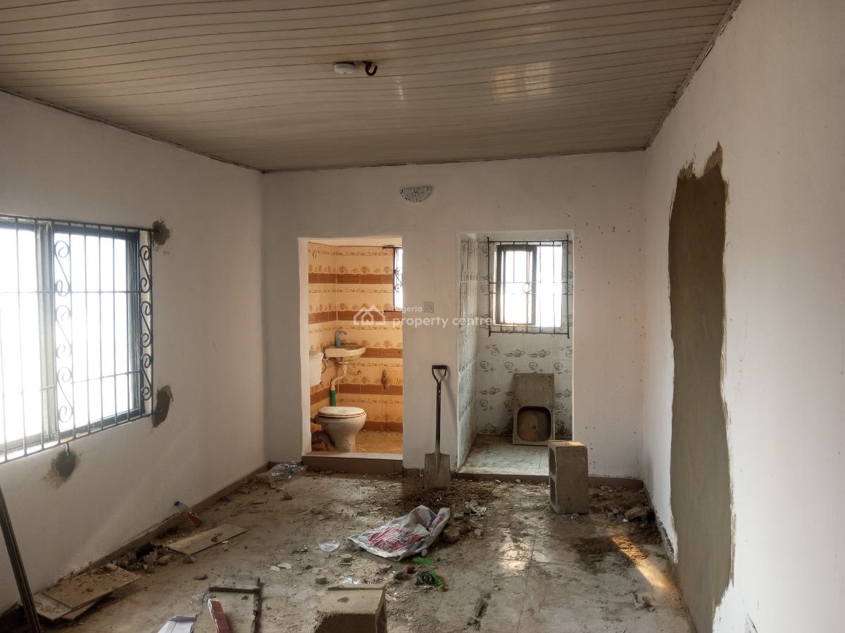 Newly Renovated Self Contain Upstairs Directly Facing The Road, Badore, Ajah, Lagos, Self Contain (single Rooms) for Rent