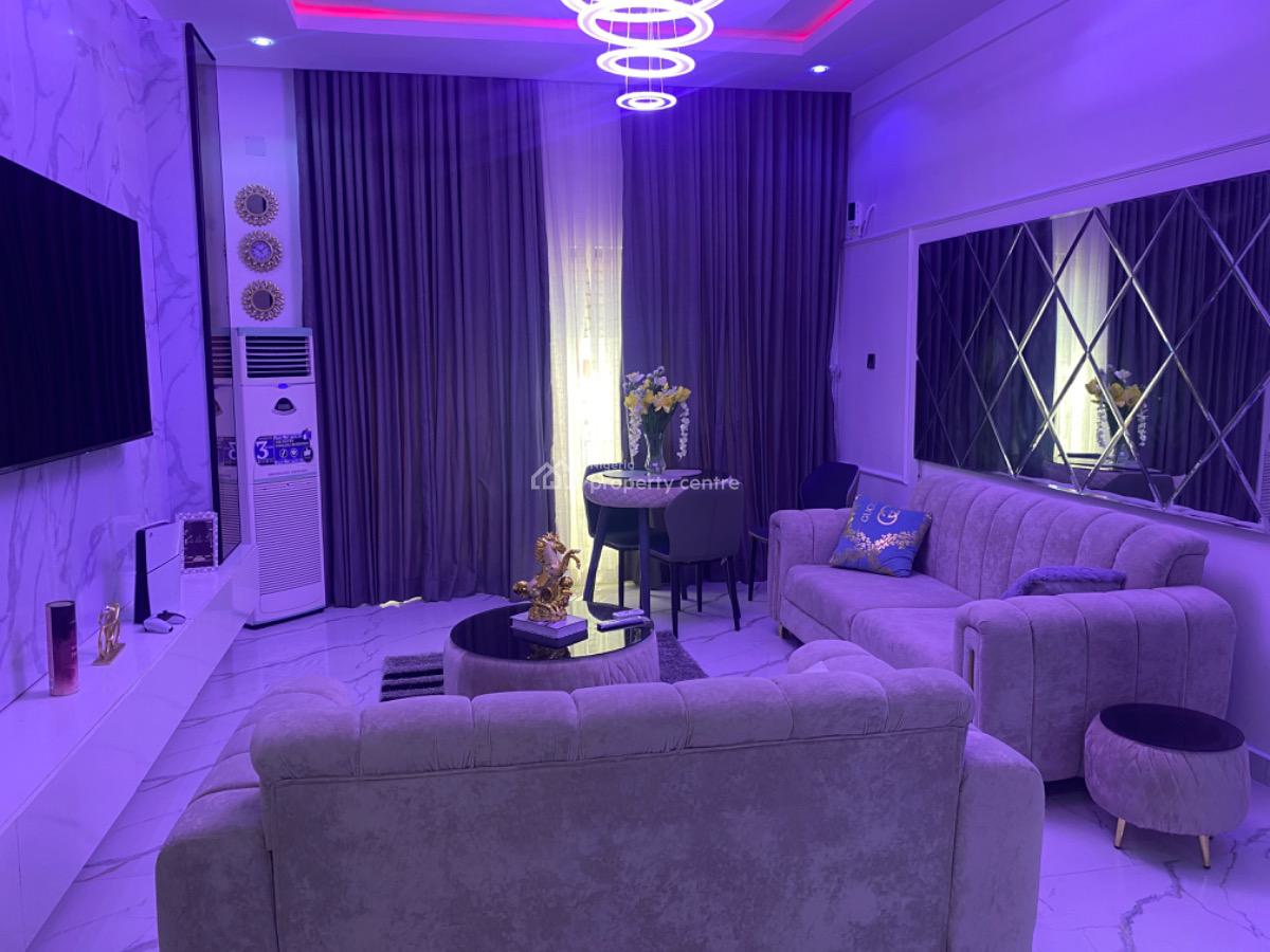 3 Bedrooms Terraced Duplex, Behind Romay Garden, Ilasan, Lekki, Lagos, Flat / Apartment Short Let