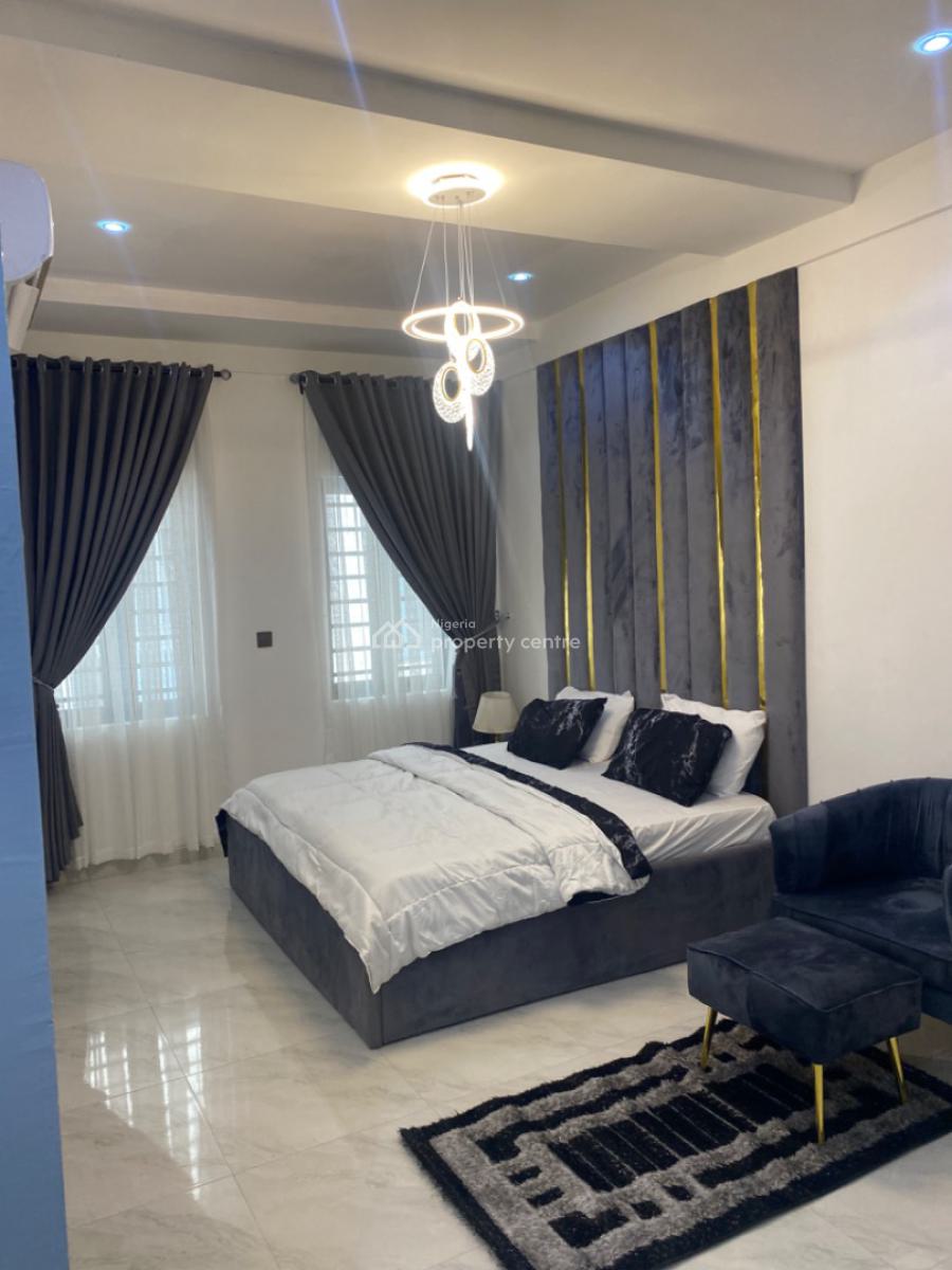 3 Bedrooms Terraced Duplex, Behind Romay Garden, Ilasan, Lekki, Lagos, Flat / Apartment Short Let