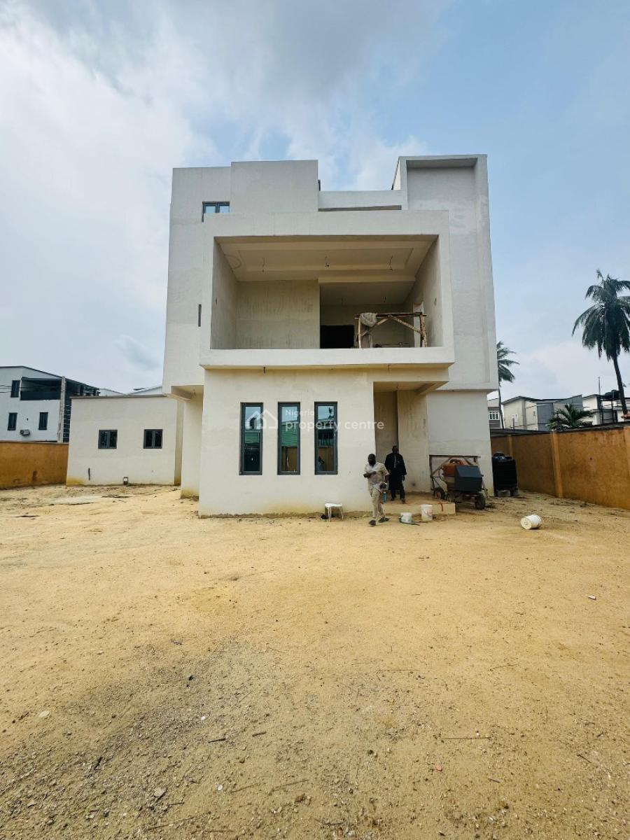 Nicely Built 6 Bedroom Mansion Plus Study,2 Units of 1 Bedroom Bq, Executively Built Home with 2 Miniflat Bq in a Serene Neighborhood, Ikeja Gra, Ikeja, Lagos, Detached Duplex for Sale