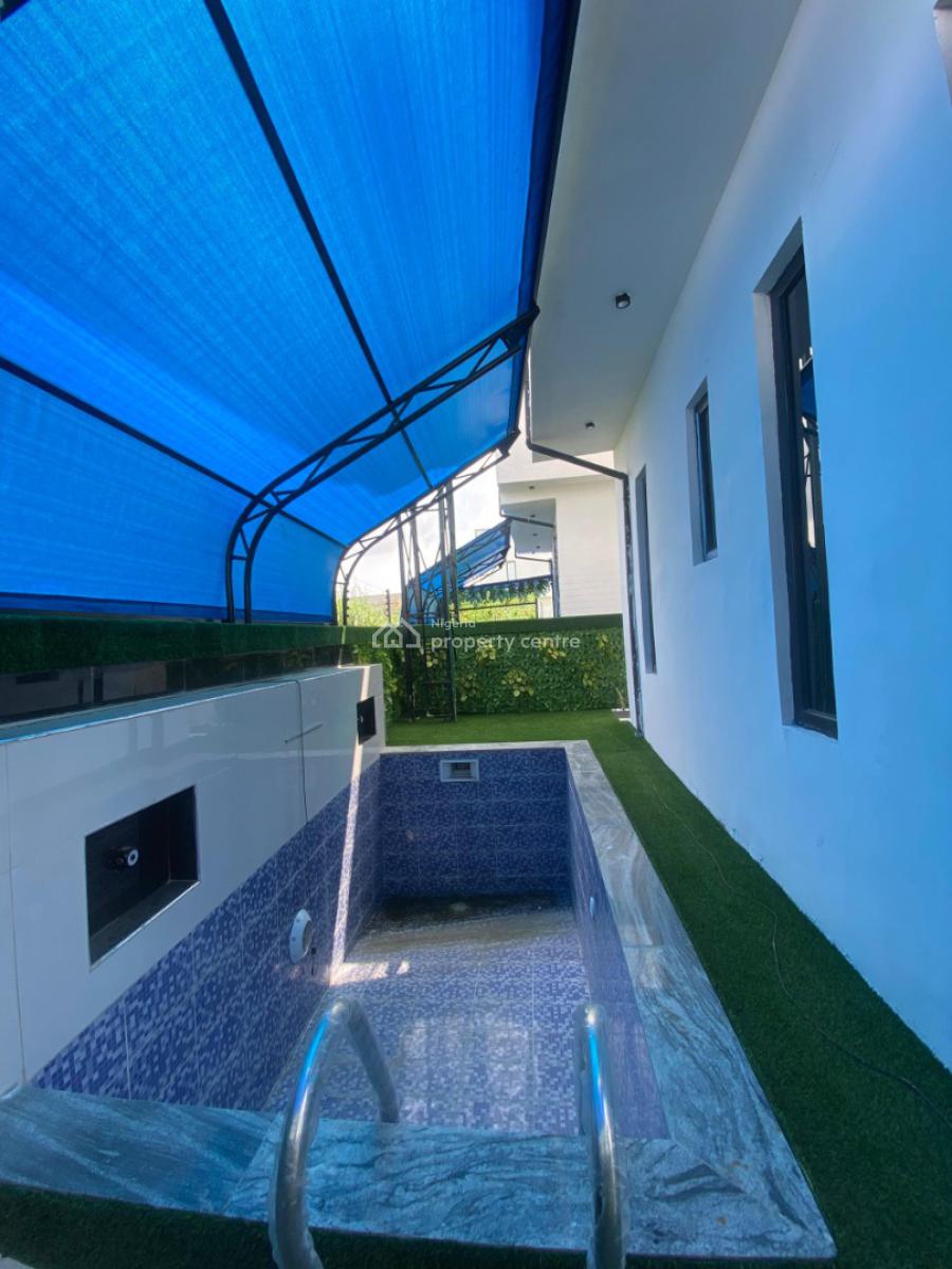 5 Bedroom Fully Detached Duplex with a Room Bq and Swimming, Lekki Palm City, Ajah, Lagos, Detached Duplex for Sale