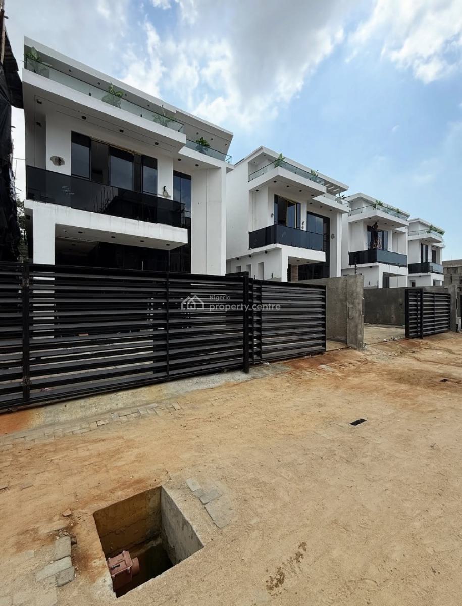 Newly Built 4 Units of 5 Bedroom Detached Duplex, Chevron, Lekki, Lagos, Detached Duplex for Sale