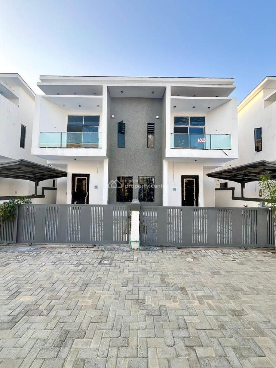 Contemporary 4 Bedroom Semidetached Duplex with Bq, Orchid Road, Lekki, Lagos, Semi-detached Duplex for Sale