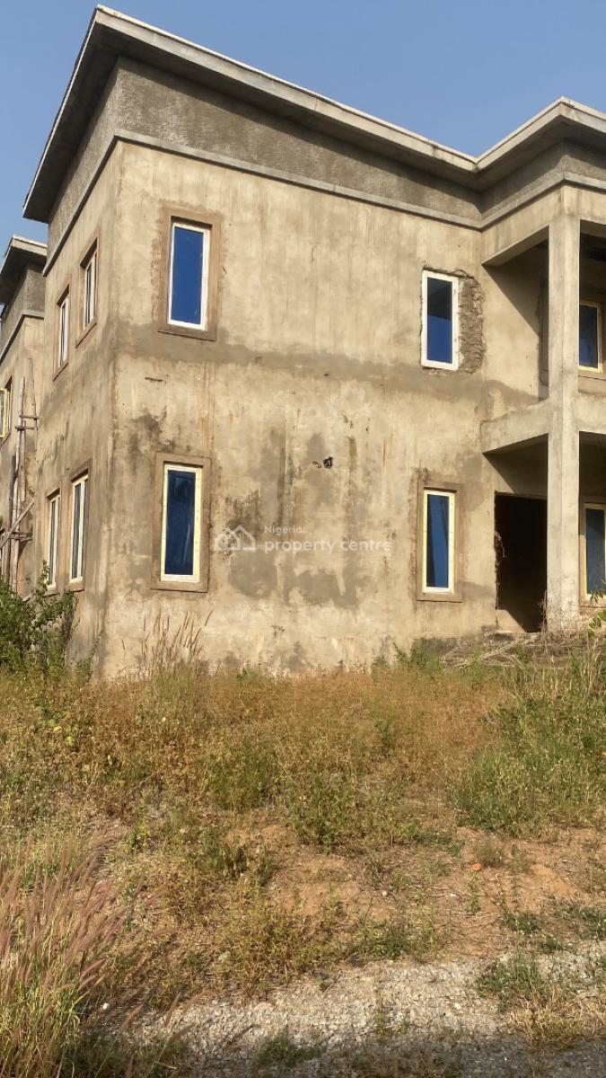 Carcass 3 Bedroom with Bq. Fcda C of O Allocation Papers, Kyami, Abuja, Semi-detached Duplex for Sale