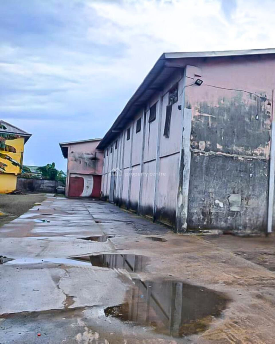 Warehouse Measuring 2000sqm with Parking Space & Offices, East West Road, Port Harcourt, Rivers, Warehouse for Rent