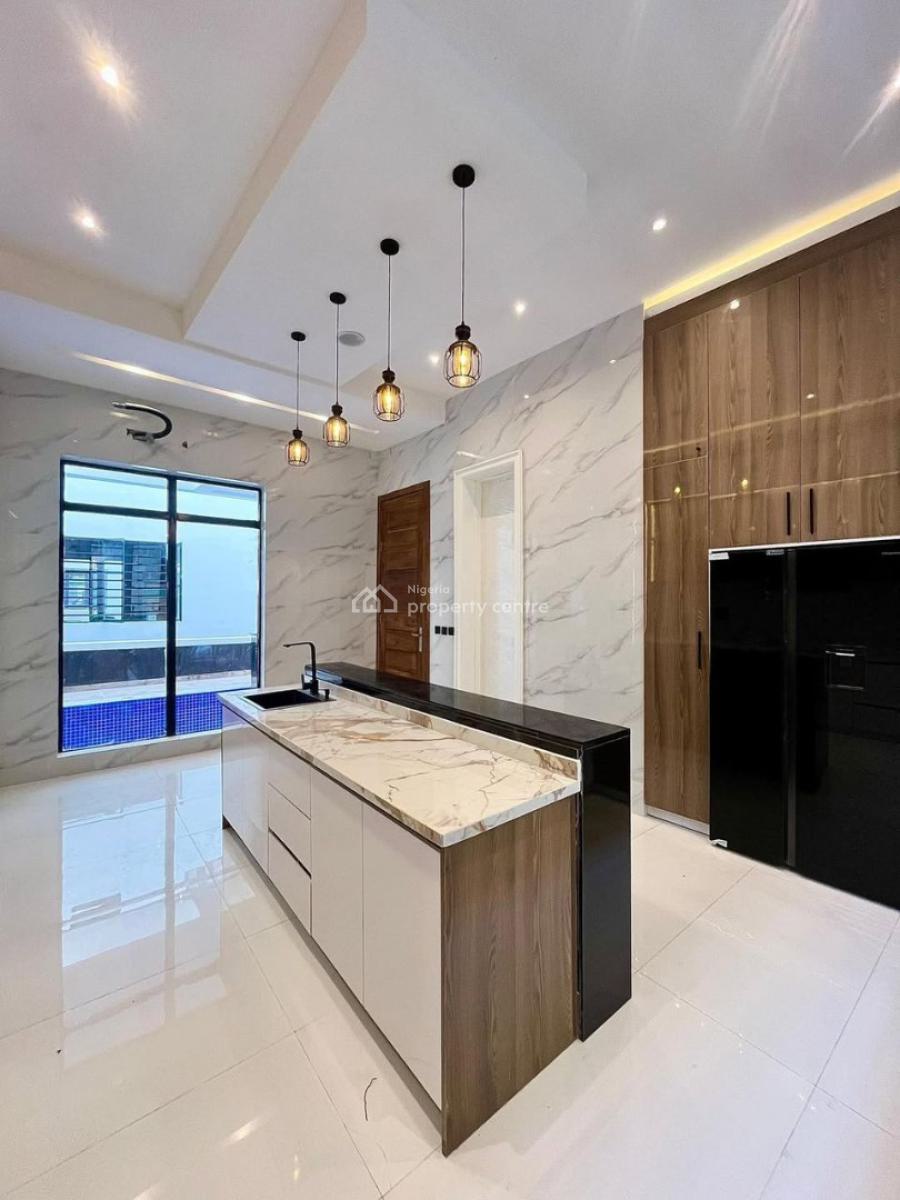 Contemporary 5 Bed Detached Duplex with Bq, & Swimming Pool, Ikota, Lekki, Lagos, Detached Duplex for Sale
