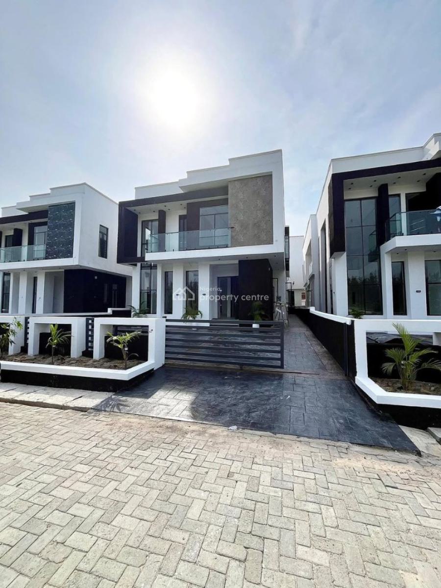 Contemporary 5 Bed Detached Duplex with Bq, & Swimming Pool, Ikota, Lekki, Lagos, Detached Duplex for Sale