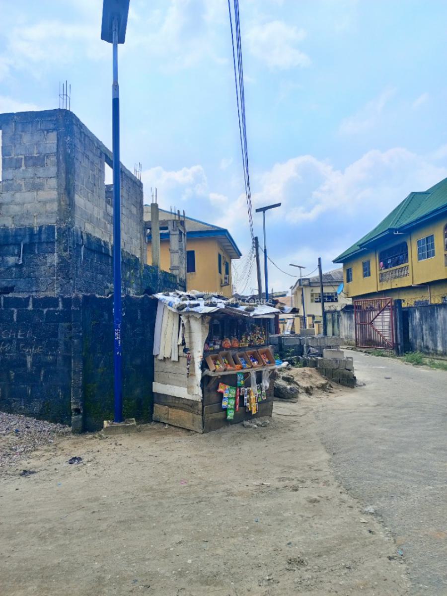 Uncompleted 2 Units of 2 Bedroom Flat on a Half Plot of Land., Farm Road Eliowhani, Rumudara, Port Harcourt, Rivers, Block of Flats for Sale