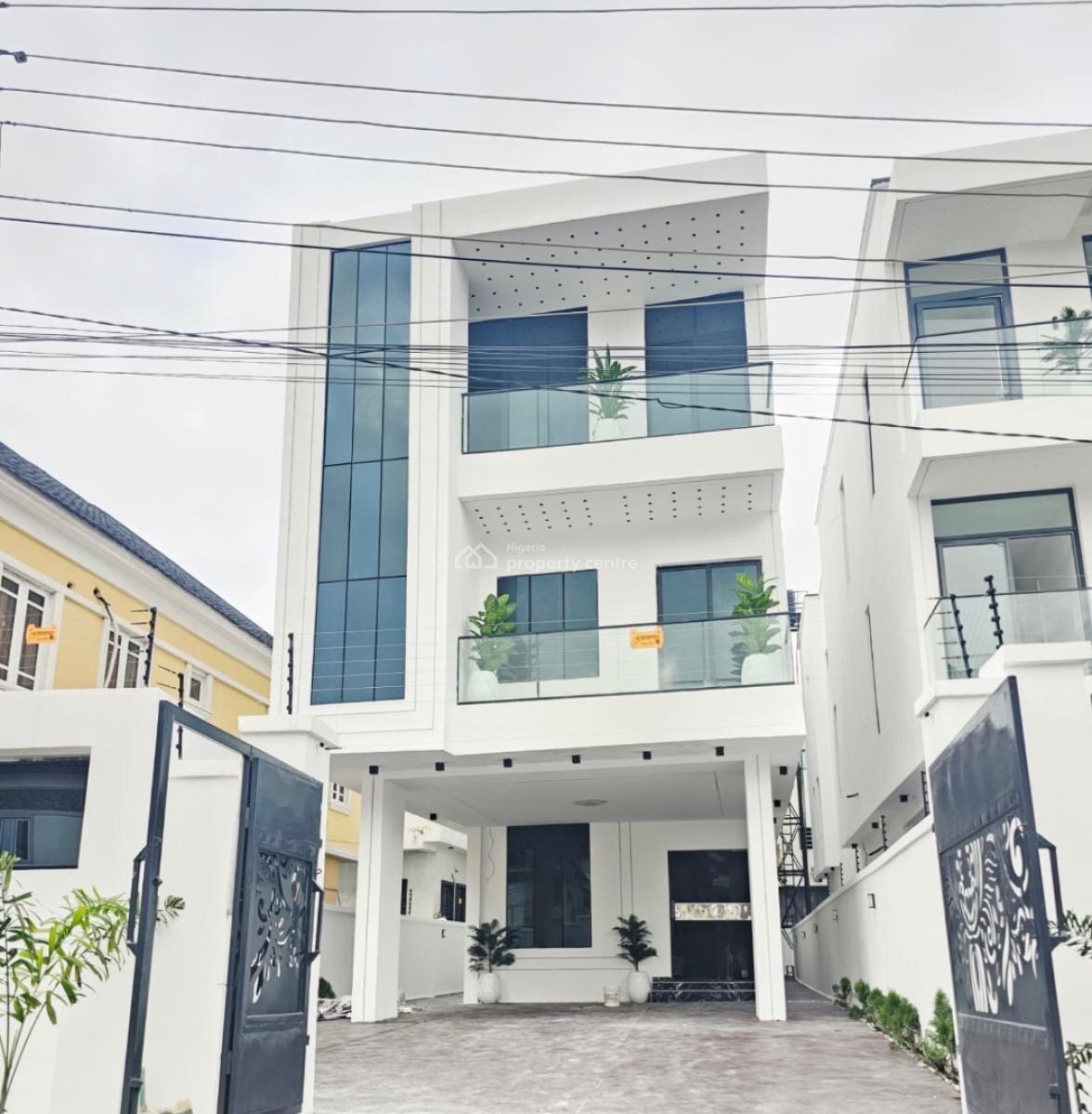 Brand New 5 Bedroom Detached Duplex with Swimming Pool and Bq, Chevron, Lekki, Lagos, Detached Duplex for Sale
