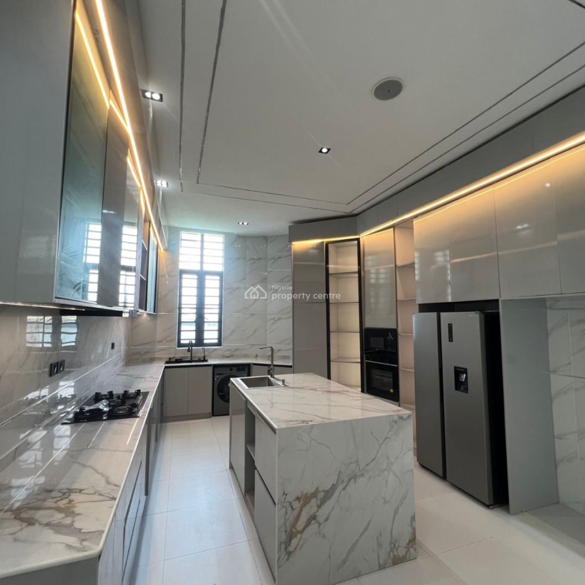 5 Bedroom Fully Detached Duplex with Bq, Gym, Cinema , Chevron, 5 Bedroom Fully Detached Duplex with Bq, Gym, Cinema , Chevron, Lekki Phase 1, Lekki, Lagos, Detached Duplex for Sale