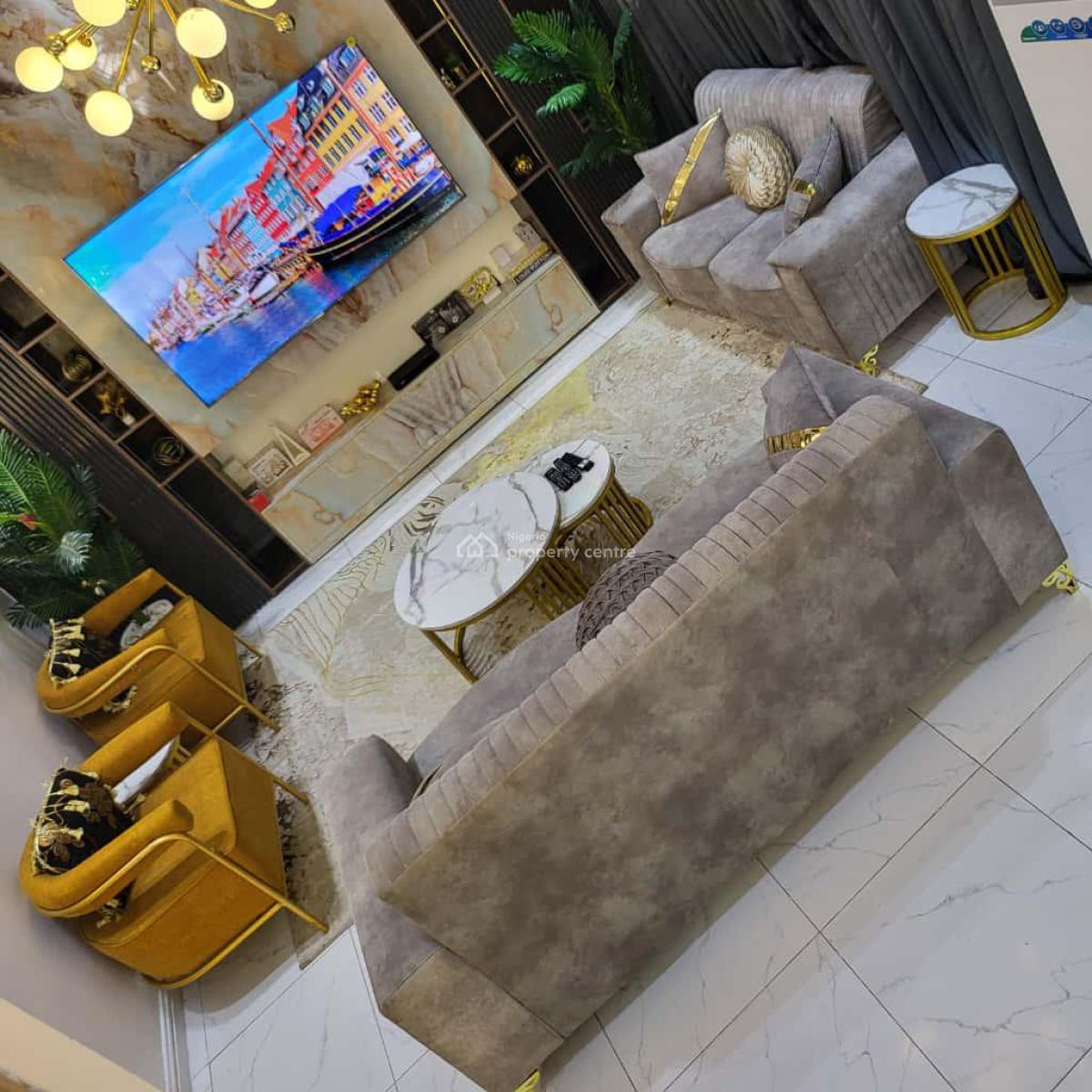 Exquisite 4 Bedroom Fully Furnished Terrace Duplex, Riverside Court, Lekki Phase 2, Lekki, Lagos, Terraced Duplex for Sale