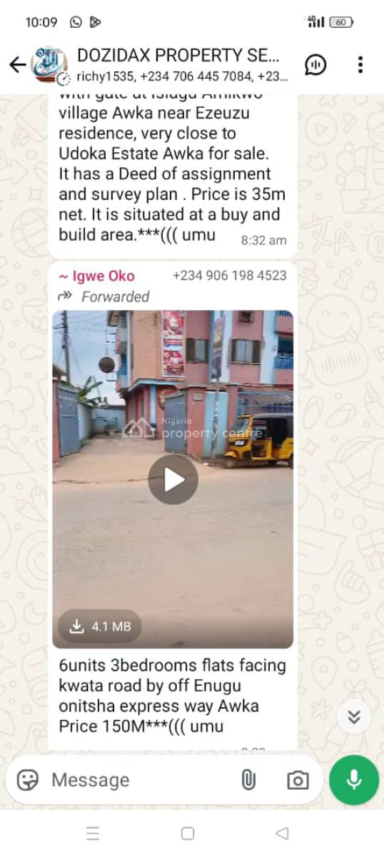 6 Block of Flats, Kwata, Awka, Anambra, Flat / Apartment for Sale