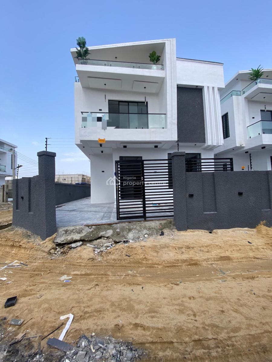 4 Bedroom Fully Detached Duplex with Bq, Lekki Palm City, Ajah, Lagos, Detached Duplex for Sale