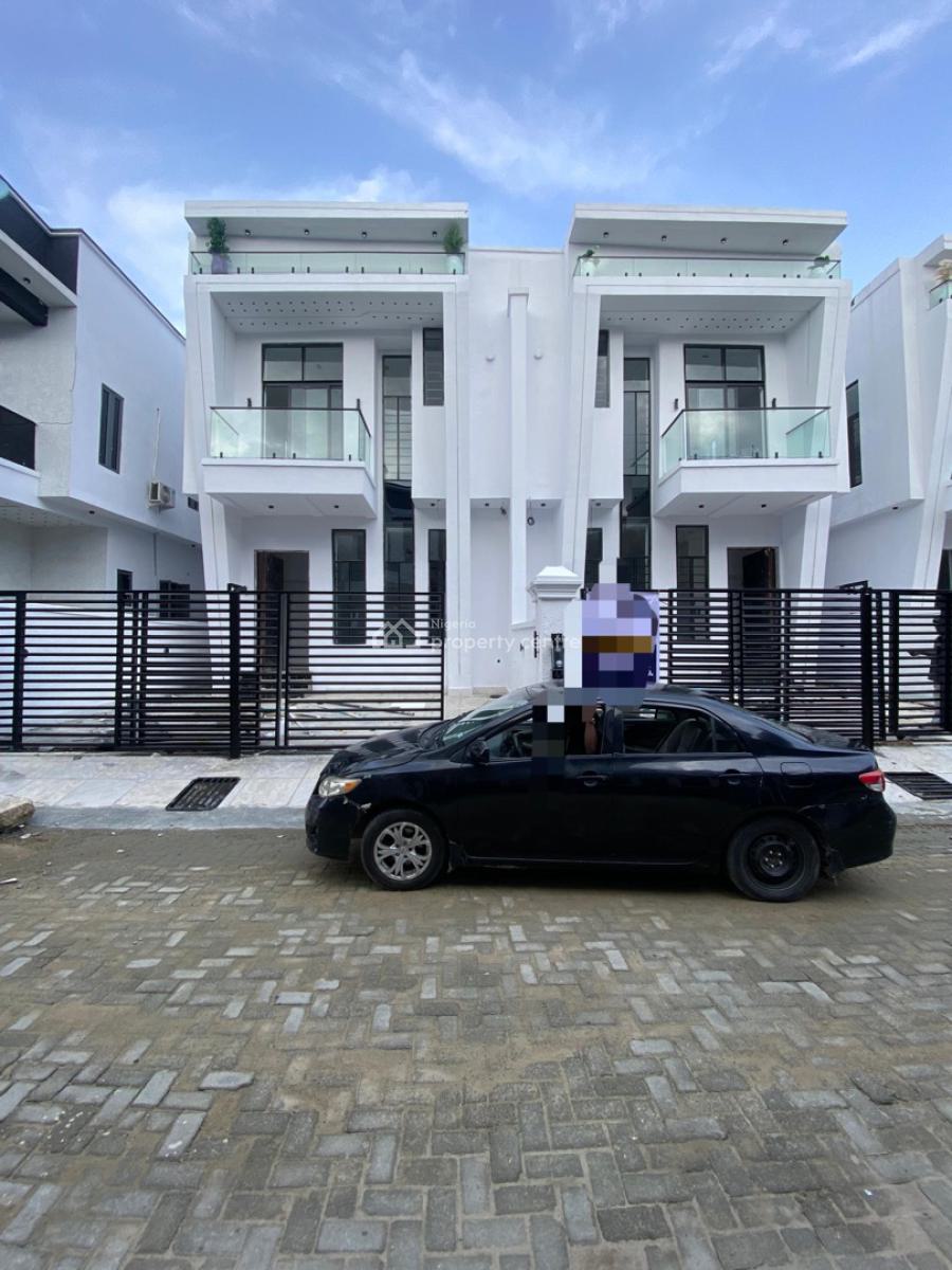 4 Bedroom Semi Detached Duplex with Bq, Lekki Palm City, Ajah, Lagos, Semi-detached Duplex for Sale