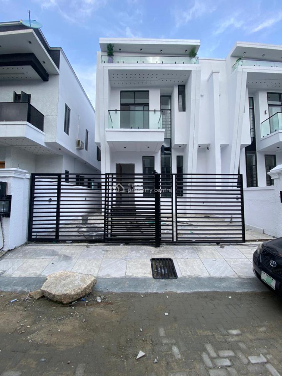 4 Bedroom Semi Detached Duplex with Bq, Lekki Palm City, Ajah, Lagos, Semi-detached Duplex for Sale
