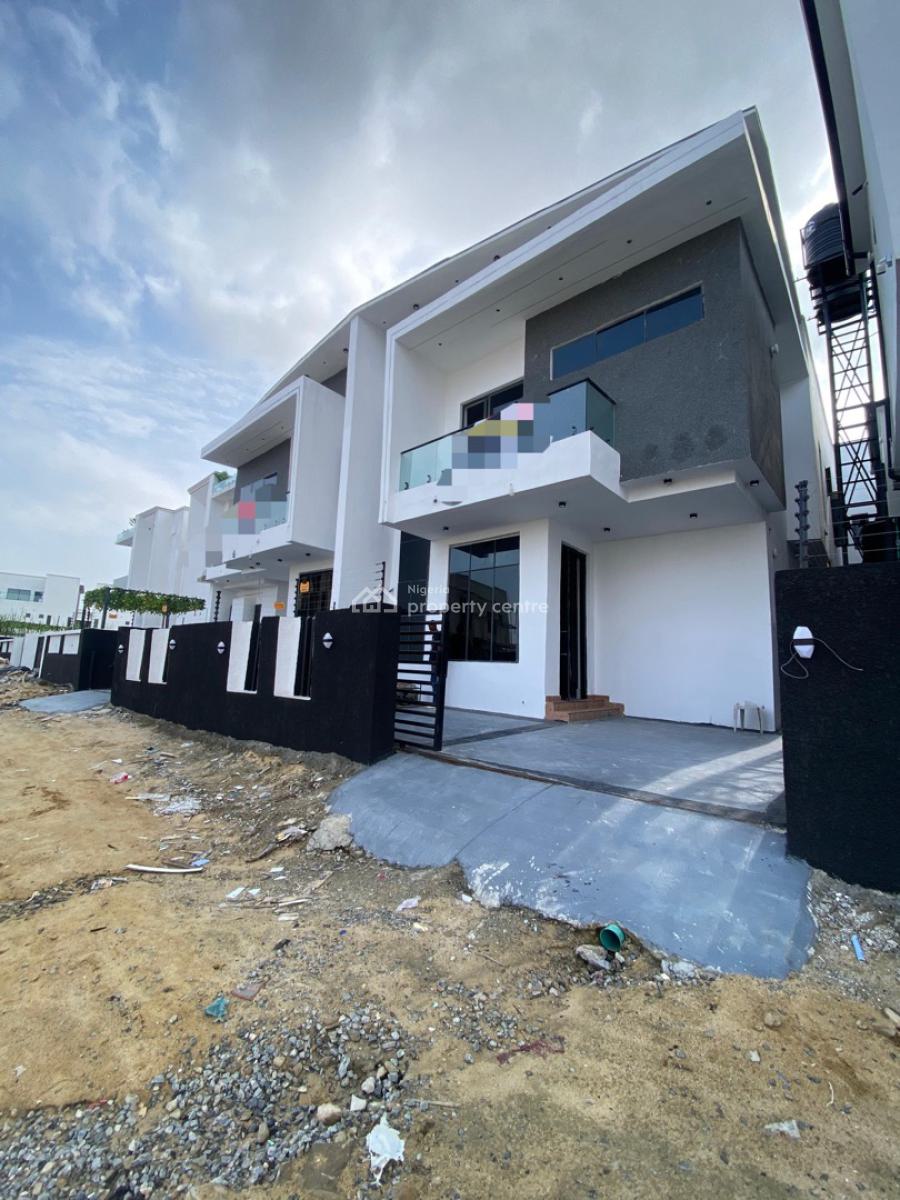 4 Bedroom Semi Detached Duplex with Bq, Lekki Palm City, Ajah, Lagos, Semi-detached Duplex for Sale