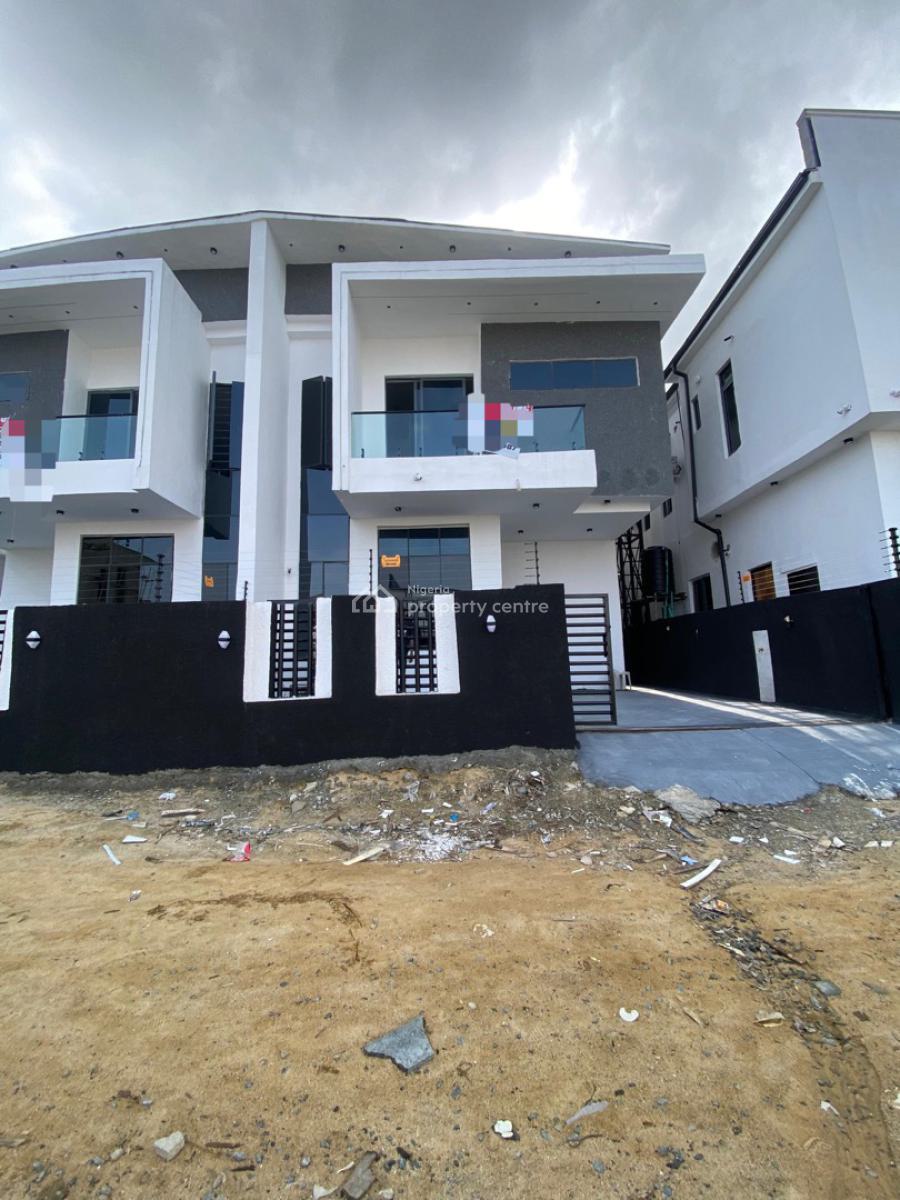 4 Bedroom Semi Detached Duplex with Bq, Lekki Palm City, Ajah, Lagos, Semi-detached Duplex for Sale