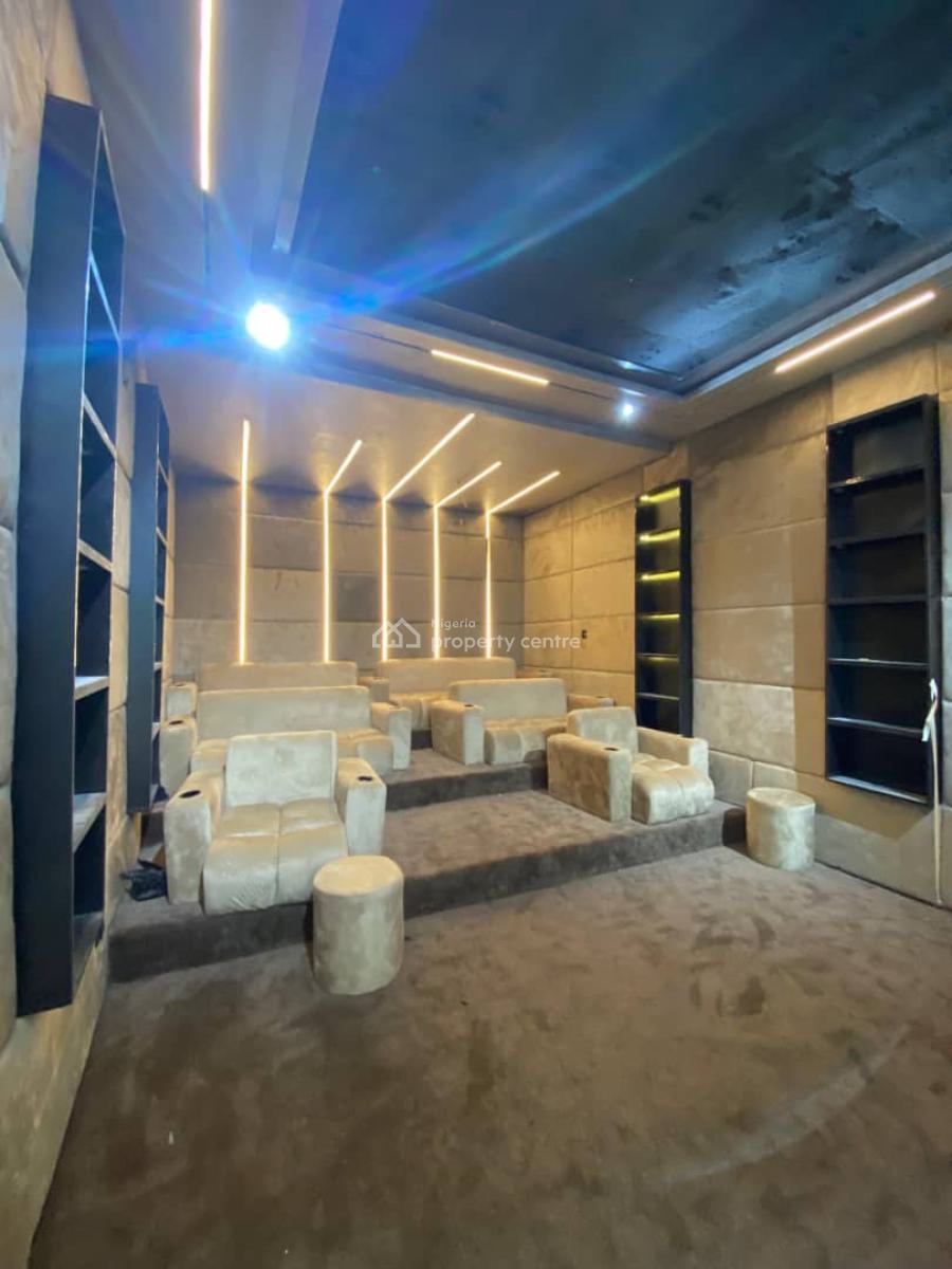 a Picture-perfect Waterfront 5 Bedroom Fully Detached Duplex, Comes with Family Sized Rooms, Saloon, Private Elevator, Osapa, Lekki, Lagos, Detached Duplex for Sale