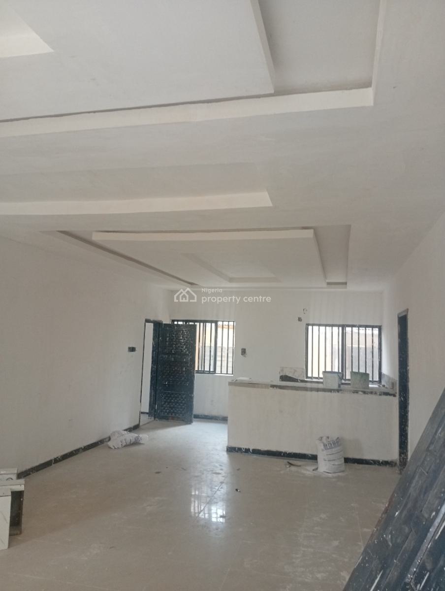 *newly Renovated Large 2bedroom Flat with Pop Kitchen Cabinet, Wardrob, in a Serene Tarred Street Close to Egbeda Roundabout Alimosho, Egbeda, Alimosho, Lagos, Flat / Apartment for Rent