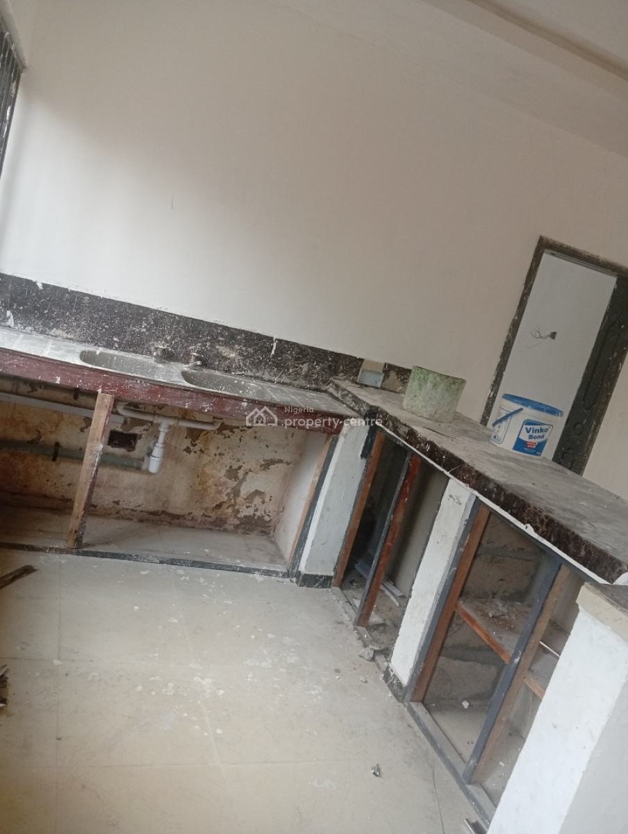 *newly Renovated Large 2bedroom Flat with Pop Kitchen Cabinet, Wardrob, in a Serene Tarred Street Close to Egbeda Roundabout Alimosho, Egbeda, Alimosho, Lagos, Flat / Apartment for Rent